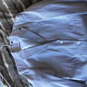 Saddlebred 44 R Seersucker Blazer